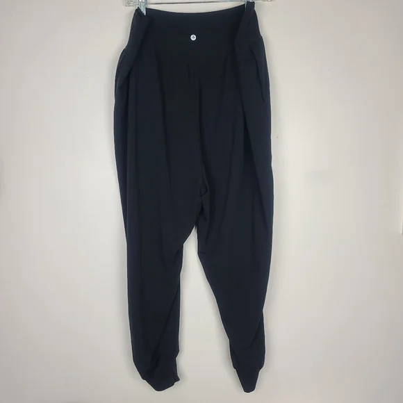 Halara Breezeful Black Crossover High Waisted Quick Dry Yoga Joggers XL - Picture 7 of 15